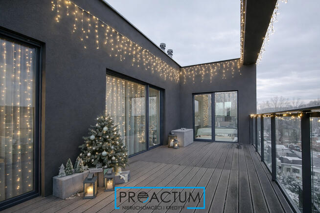 Apartament z tarasem w centrum, wysoki standard