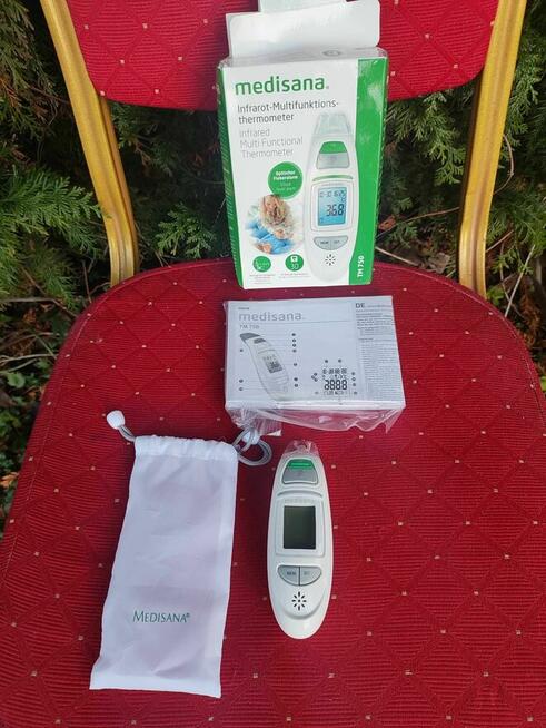 Termometr bezdotykowy Medisana na czoło do ucha temperatury