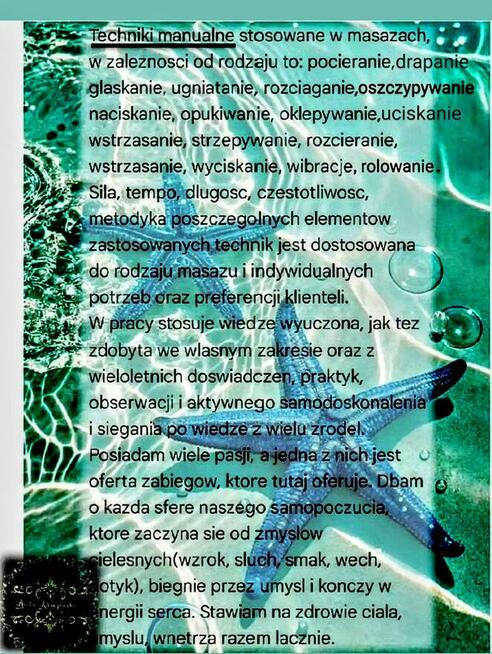 HeadSpa Masaze Odnowa Biologiczna Naturoterapie