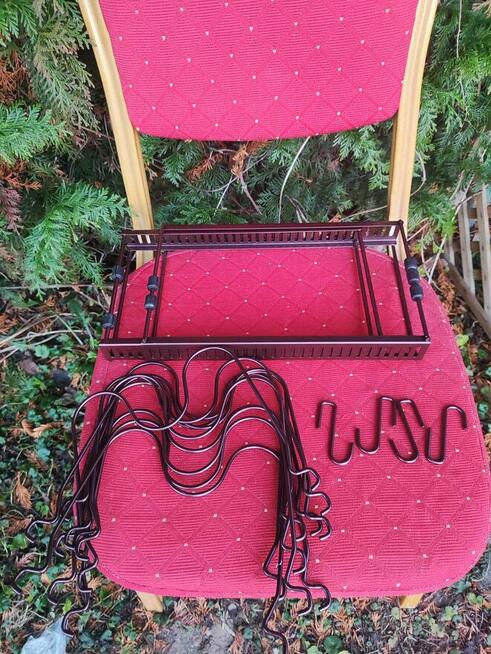 STOJAK na Patelnie Garnki Pokrywy Pokrywki Organizer Półka