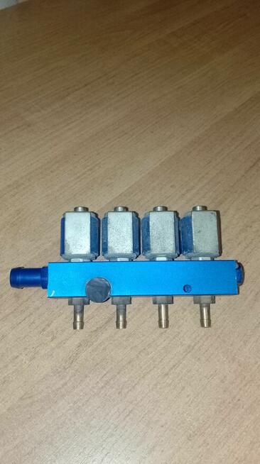 Wtryskiwacz gazowe LPG listwa niebieski Hercules