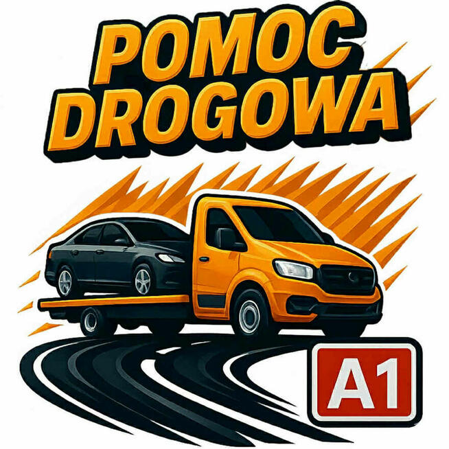 Pomoc drogowa Autostrada A1 Holowanie laweta 24h - Tomas