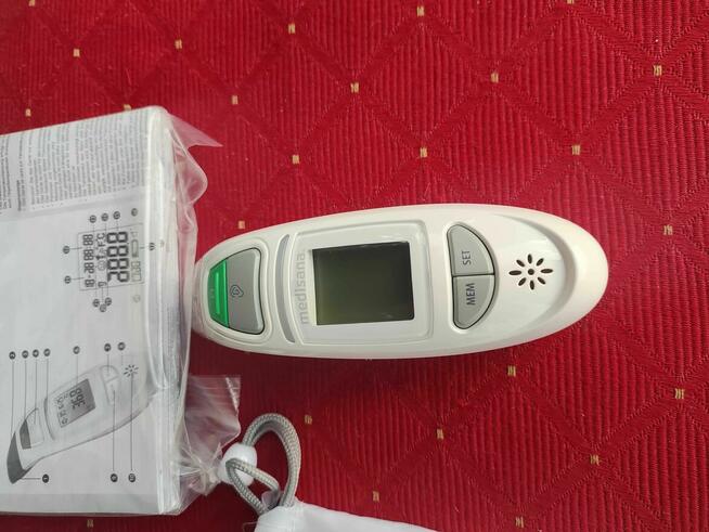 Termometr bezdotykowy Medisana na czoło do ucha temperatury