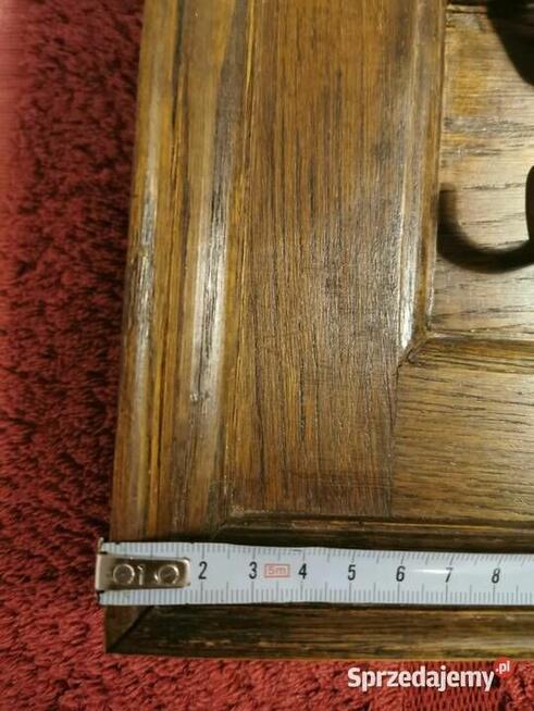 Wieszak drewniany stylowy ścienny Retro Vintage