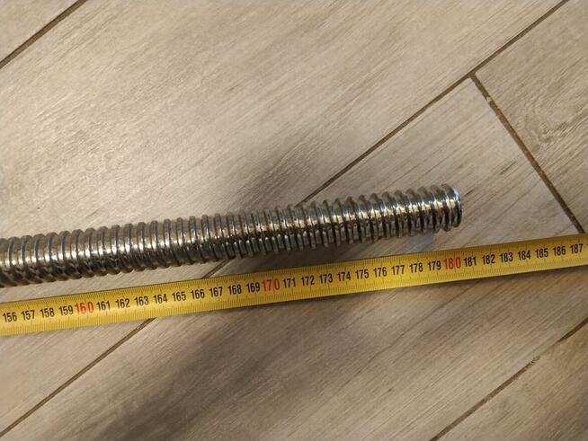 Zestaw gryfów fi 24 mm - prosty 180 cm + gięty 120 cm + 2 pr