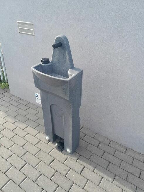 Umywalka przenośna Global Mobilna Wolnostojąca Szara 42 litr