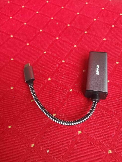 Karta Sieciowa Adapter USBC RJ45 ETHERNET USB3.0 przejściówk