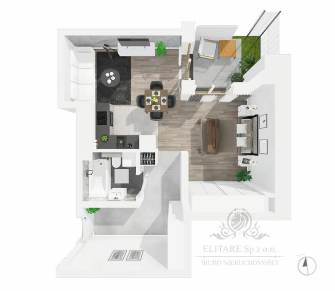 Mieszkanie 41,01m2 + ogórd i taras widokiem na Odrę/Kleczków