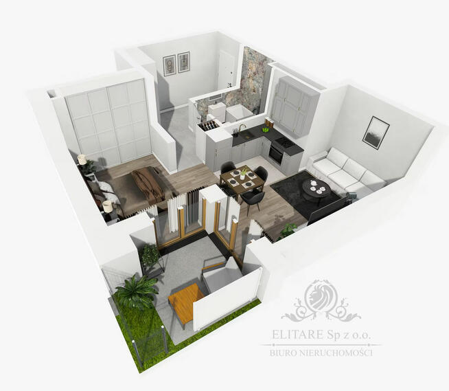 Mieszkanie 41,01m2 + ogórd i taras widokiem na Odrę/Kleczków