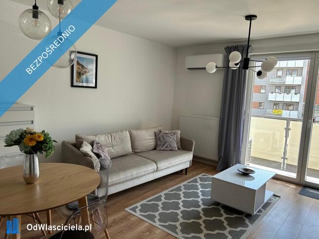 Komfortowe, 2-pokojowe/klimatyzacja/duży balkon/miejsce parkingowe/bezpośrednio