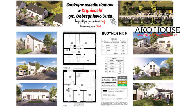 Nowoczesny bliźniak z ogródkiem z widokiem na las!