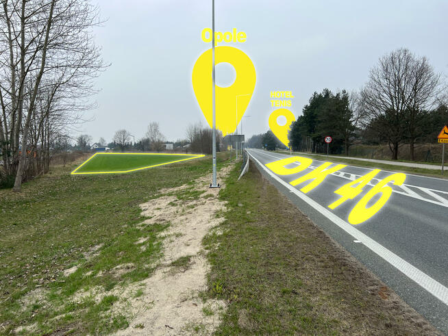 Działka inwestycyjna Chrząstowice