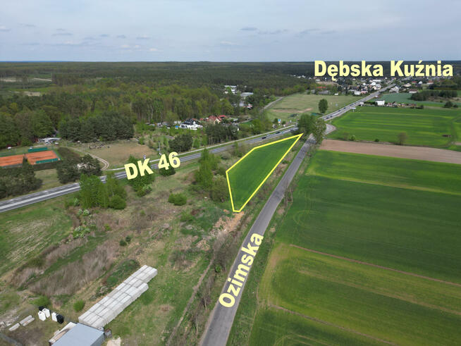 Działka inwestycyjna Chrząstowice