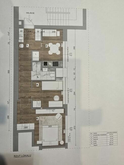 Mieszkanie 46 m2 -Lublin ul. NIECAŁA