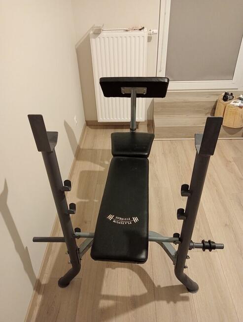 ławka treningowa prosta regulowana z modlitewnikiem