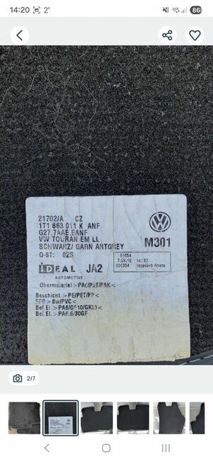 VW Touran 2013 dywaniki oryginalne