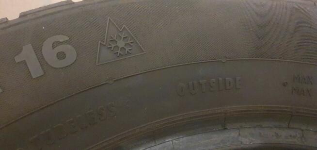 Opony zimowe Continental 2szt 6-7mm dot 0519