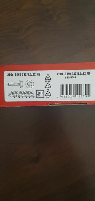 Hilti 5,5x22 Samowiercące wkręty do połączeń blach