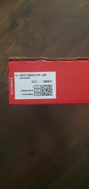 Hilti kotwa klinowa M20x170 oryginał paczka 5szt