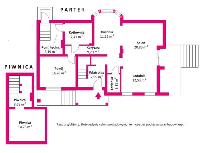 Połówka bliżniaka do wynajęcia