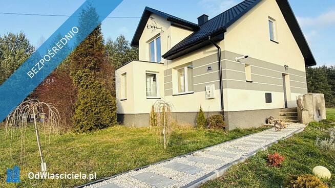 Dom siedlisko posiadłość z dużym potencjałem pod lasem z szeroką dzałką