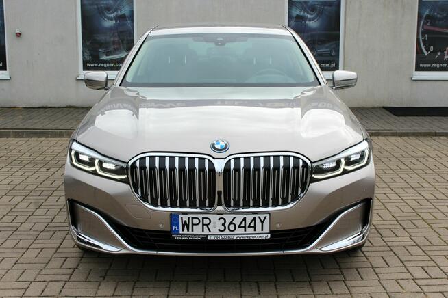 BMW 745 FV23% 394KM SalonPL Skóra Navi Kamera HUD El.klapa SerwisASO Gwarancja