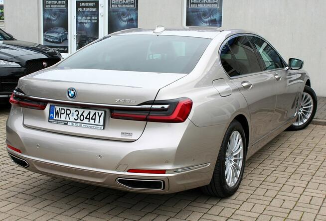 BMW 745 FV23% 394KM SalonPL Skóra Navi Kamera HUD El.klapa SerwisASO Gwarancja