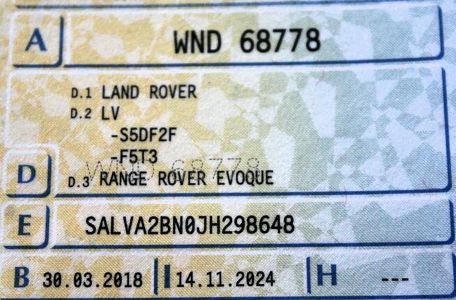 Land Rover Range Rover Evoque 4x4 SalonPL 150KM FV23% 1WŁ Kamera Navi Bi-Xenon Skóra Gwarancja