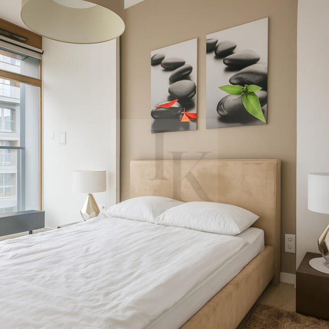 Studio z wydzieloną sypialnią w 19.Dzielnicy