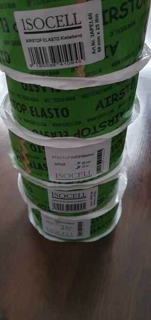 Taśma mocnoklejąca Isocell Airstop Elasto 60 mm x 25 lfm
