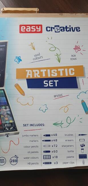 Zestaw plastyczny Easy Crestive 288szt