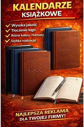 Kalendarze trójdzielne, książkowe