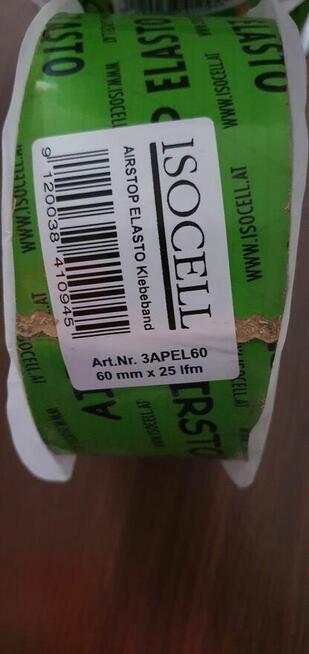 Taśma mocnoklejąca Isocell Airstop Elasto 60 mm x 25 lfm