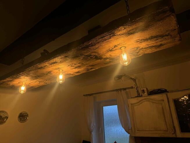 Lampa sufitowa rencznie robiona