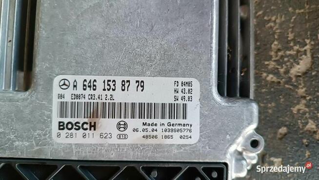 A6461538779 0281011623 Komputer sterownik Mercedes W211