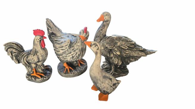 kogut gipsowy kogucik wielkanocny królik baranek wielkanocny