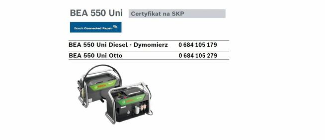 BEA 550 uni otto 15000 pln brutto zestaw