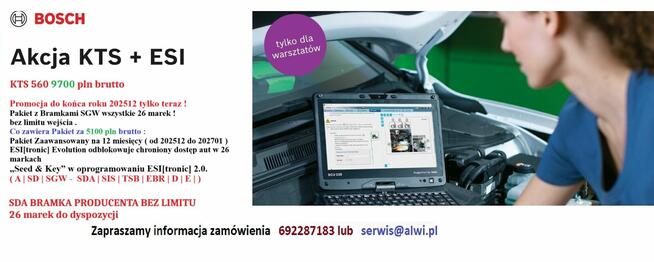 KTS 560 9700 pln brutto + SDA / SGW abonament