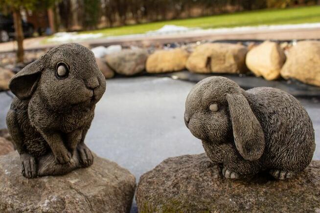 kogut gipsowy kogucik wielkanocny królik baranek wielkanocny