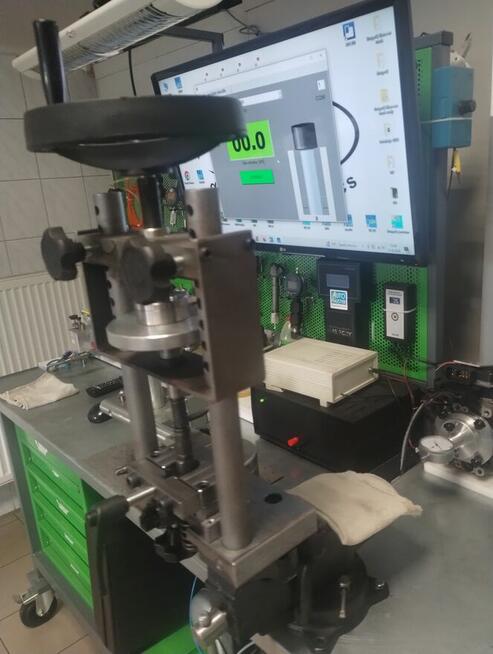 Imadło + 3 etap do CR i UI - regulacja i pomiar skoku w CR