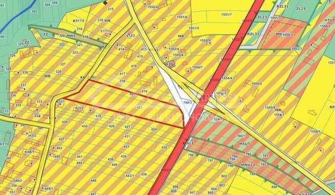 Działka inwestycyjna Uściąż gm. Karczmiska, Uściąż