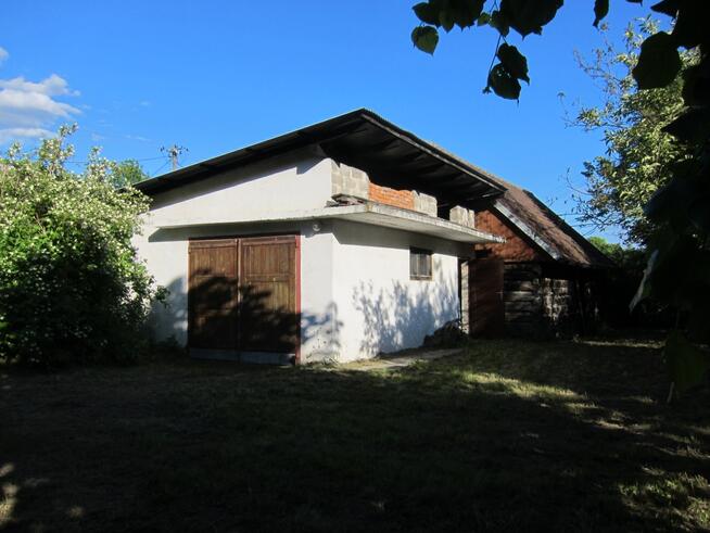 chata wiejska z bali siedlisko odnowiona