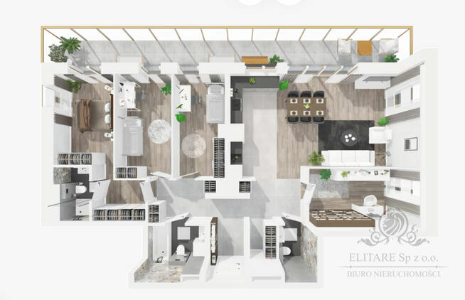 Apartament 107,79m2, 5 pokojowe z balkonem 23,82m2/Reymonta, Wrocław