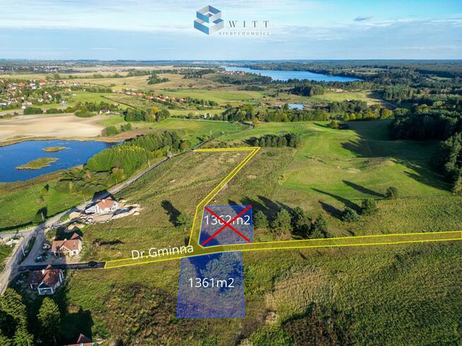 Działka budowlana Unieszewo gm. Gietrzwałd, Kormorana