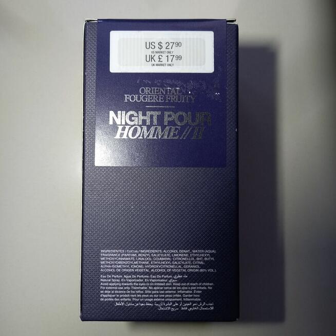 ZARA night pour homme II 100ml