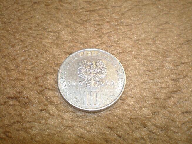 Sprzedam monetę 10 zł., z roku 1975, używana, cena 15 zł.