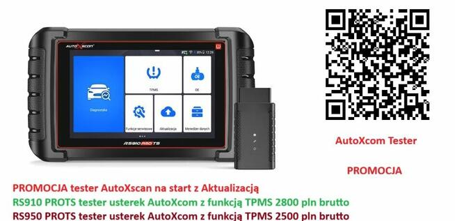 RS950 PRO TS HYBRYDA - Autoxscan 2500 pln brutto