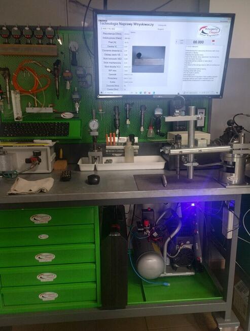 Imadło + 3 etap do CR i UI - regulacja i pomiar skoku w CR