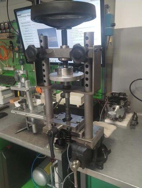 Imadło + 3 etap do CR i UI - regulacja i pomiar skoku w CR