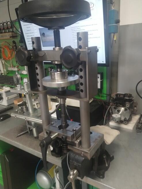 Imadło + 3 etap do CR i UI - regulacja i pomiar skoku w CR